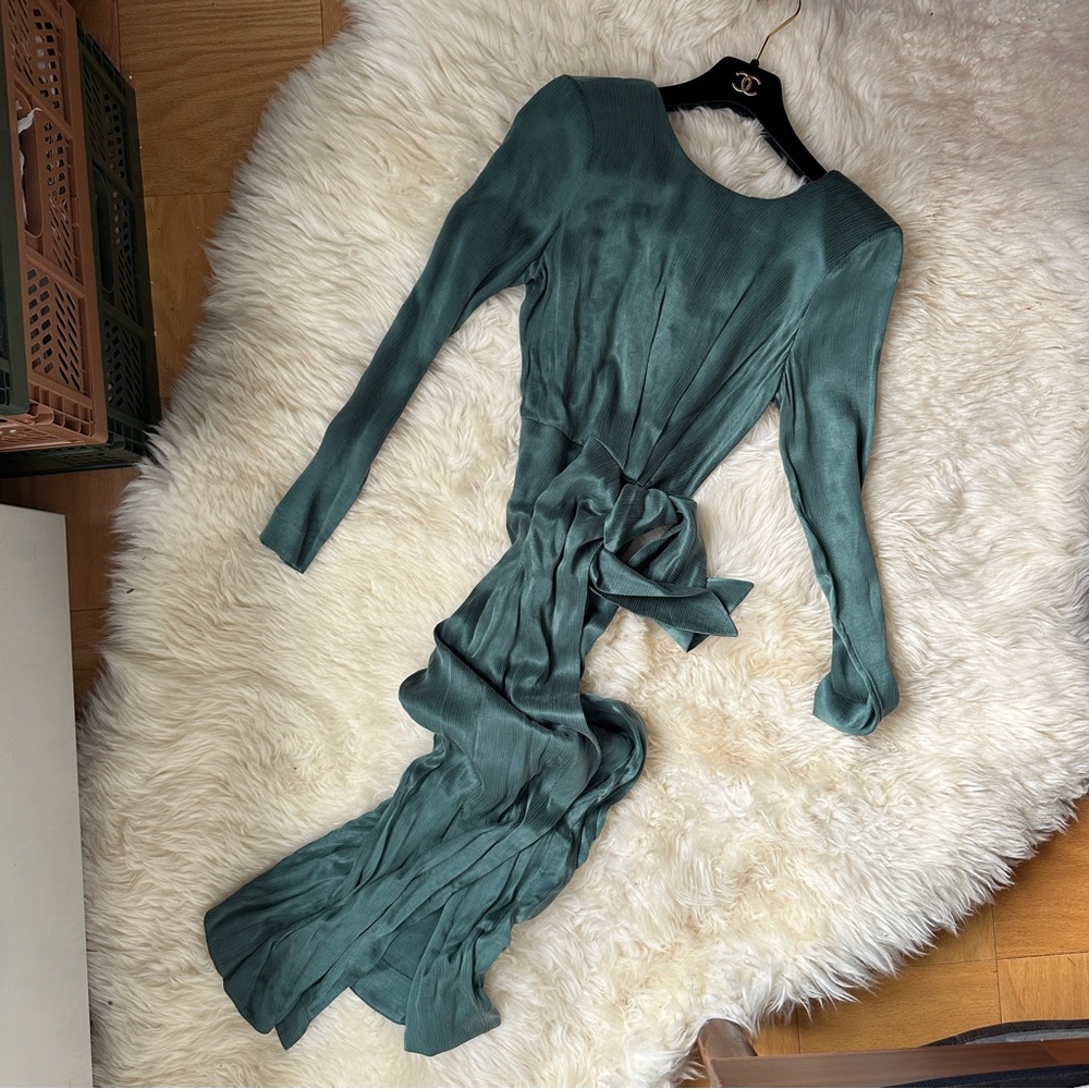 Elegant Teal Dress